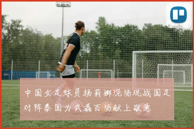 中国女足球员杨莉娜现场观战国足对阵泰国为武磊百场献上敬意